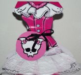 Caixa vestido Monster High